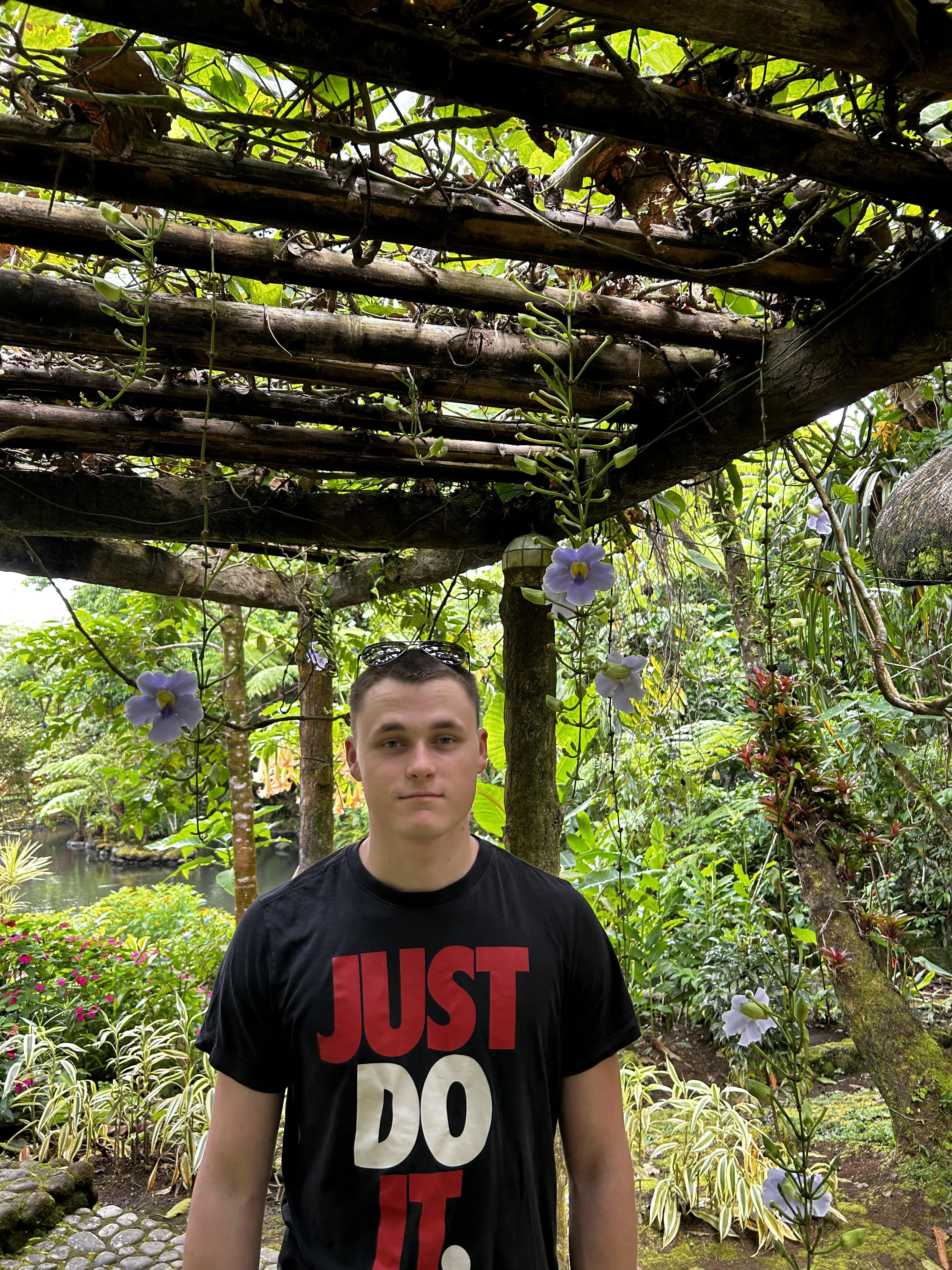 Image of myself at a garden in the phillipines